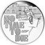 Tuvalu 1 Dollar (James Bond No Time To Die) NO TIME TO DIE 007 coin reverse