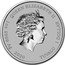 Tuvalu 1 Dollar Krusty the Clown Simpsons No data BU QUEEN ELIZABETH II IRB 1 OZ 9999 AG 2020 TUVALU 1 DOLLAR coin obverse