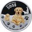 Tuvalu 1 Dollar Labrador Retriever 2010 P Proof KM# 137 WORKING DOGS AH LABRADOR RETRIEVER - GUIDE DOG 1 OZ 999 SILVER coin reverse