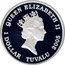 Tuvalu 1 Dollar Lockheed FA-22 Raptor 2005 Proof KM# 228 QUEEN ELIZABETH II 1 DOLLAR TUVALU 2005 coin obverse
