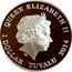 Tuvalu 1 Dollar (Lunar Good Fortune) QUEEN ELIZABETH II IRB 1 DOLLAR TUVALU 2014 coin obverse