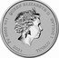 Tuvalu 1 Dollar Marge and Maggie Simpson 2021 P QUEEN ELIZABETH II IRB 1 OZ 9999 AG 2021 TUVALU 1 DOLLAR coin obverse