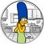 Tuvalu 1 Dollar Marge Simpson 2019 P MATT GROENING TM & © 2019 FOX. coin reverse