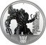 Tuvalu 1 Dollar Megatron Transformers 2009 Proof KM# 95 P TRANSFORMERS coin reverse