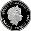 Tuvalu 1 Dollar (Merry Christmas) QUEEN ELIZABETH II IRB 1 DOLLAR TUVALU 2014 coin obverse