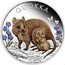 Australia 1 Dollar (Quokka colored) QUOKKA P JM coin reverse