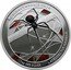 Tuvalu 1 Dollar Red-Back Spider 2011  Proof КРАСНОСПИННЫЙ ПАУК 1 OZ 999 SILVER LATRODECTUS HASSELTI coin reverse