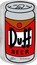 Tuvalu 1 Dollar The Simpsons Duff Beer 2019 P DUFF BEER MATT GROENING P TM & © 2019 FOX coin reverse