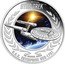 Tuvalu 1 Dollar USS Enterprise NCC 1701 2015 P Proof 1 OZ 999 SILVER STAR TREK TM & © 2014 CBS. ARR. P THE ORIGINAL SERIES U.S.S. ENTERPRISE NCC-1701 coin reverse