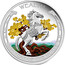 Tuvalu 1 Dollar Year of the Horse Wealth Tree 2014  Proof WEALTH 2014 YEAR OF THE HORSE P TV coin reverse