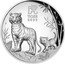 Australia 1 Dollar Year of the Tiger High Relief 2022  TIGER 2022 P JM coin reverse