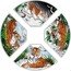 Tuvalu 1 Dollar Year of the Tiger Quadrant 2022 P P LB coin reverse