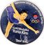 Tuvalu 1 Dollar (Yuna Kim) VANCOUVER 2010 OLYMPIC WINTER GAMES GOLD MEDALLIST YUNA KIM coin reverse