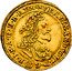Austria 1 Ducat Ferdinand III Vienna 1657 triangle FERDINANDVS III D G R I S A G H B REX coin obverse