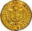 Austria 1 Ducat Ferdinand III Vienna 1657 triangle ARCHID AVS DVX BVRG C TYRO coin reverse