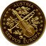 Austria 1 ECU (Wolfgang Amadeus Mozart) AUSTRIA SERVUS EUROPA coin reverse