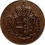 Austria 1 Heller Joseph II - Leopold II 1791 H KM# 5 coin obverse