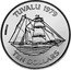 Tuvalu Ten Dollars Anniversary of Independence 1979 KM# 10 TUVALU 1979 REBECCA TEN DOLLARS coin reverse