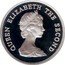 Tuvalu 10 Dollars Birthday of HM Queen Elizabeth II 1980 Proof KM# 11a QUEEN ELIZABETH THE SECOND coin obverse