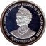 Tuvalu 10 Dollars Birthday of HM Queen Elizabeth II 1980 Proof KM# 11a $10 1980 80 BIRTHDAY OF HM QUEEN ELIZABETH THE QUEEN MORTHER TUVALU coin reverse