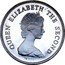 Tuvalu Ten Dollars Birthday of Queen Mother 1980 KM# 11 QUEEN ELIZABETH THE SECOND coin obverse