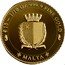 Malta 10 Euro Melita 2021 REPUBLIKA TA' MALTA MALTA €10 1/10 OZ 999.9 FINE GOLD coin obverse