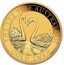 Australia 100 Dollars Elizabeth II 6th Portrait - Australian Swan 2022 P Proof THE 1OZ 9999 AUSTRALIAN GOLD SWAN JM P coin reverse