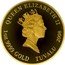 Tuvalu 100 Dollars (Elizabeth II Tezuka Osamu) QUEEN ELIZABETH II RDM 1 OZ 9999 GOLD TUVALU 2008 coin obverse