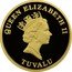 Tuvalu 15 Dollars Lucky Waving Cat 2008 KM# 153 QUEEN ELIZABETH II TUVALU 2008 RDM coin obverse