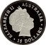 Australia 15 Dollars (Koala on a branch) 15 DOLLARS AUSTRALIA ELIZABETH II coin obverse