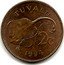 Tuvalu 2 Cents Stingray Fish 1994 KM# 30 TUVALU 2C 1994 coin reverse