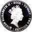 Tuvalu Two Dollars Year of the Rat 2008 Proof KM# 238 QUEEN ELIZABETH II 2008 TUVALU TWO DOLLARS coin obverse