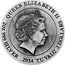Tuvalu 2 Dollars Gods of Olympus Zeus 2014 Proof KM# 263 QUEEN ELIZABETH II IRB 2 OZ 999 SILVER 2014 TUVALU 2 DOLLARS coin obverse