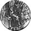 Tuvalu 2 Dollars Gods of Olympus Hades 2014 Proof KM# 265 P TV HADES coin reverse