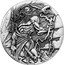 Tuvalu 2 Dollars Gods of Olympus Zeus 2014 Proof KM# 263 P TV ZEUS coin reverse