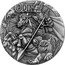 Tuvalu 2 Dollars Norse Gods Odin 2016 Proof KM# 281 ODIN P coin reverse