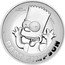 Tuvalu 2 Dollars Bart Simpson 2022 P Proof MATT GROENING ©20TV P BART SIMPSON coin reverse