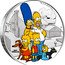 Tuvalu 2 Dollars The Simpson Family with Pets 2019 P P MATT GROENING TM & © 2019 FOX. coin reverse