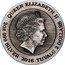 Tuvalu 2 Dollars Norse Gods Thor 2016 Proof KM# 282 QUEEN ELIZABETH II IRB 2 OZ 999 SILVER 2016 TUVALU 2 DOLLARS coin obverse