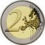 Luxembourg 2 Euro Hundredth Anniversary of Belgium Luxemburg Economic Union 2021 BU 2 EURO LL coin reverse