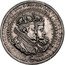 Austria 2 Thaler Ferdinand II Wedding St Veit 1622  FERDINANDVS D G R I S A G H ET B REX ETC ARCHI AVS ET CARINTHIAE ET D BV ETC ELEONORA IMPERATRIX G H BO ETC REGINA DUCISSA MANTVANA ETC coin obverse