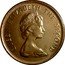 Tuvalu 20 Cents Flying fish 1985 KM# 5 QUEEN ELIZABETH THE SECOND coin obverse