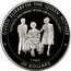 Tuvalu 20 Dollars Birthday of Queen Elizabeth II 1996 Proof KM# 39 QUEEN ELIZABETH THE QUEEN MOTHER SIXTIETH BIRTHDAY WITH GRANDCHILDREN 1960 20 DOLLARS coin reverse