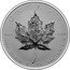 Canada 20 Dollars Ultra-high relief Maple Leaf 2022 9999 9999 CANADA FINE SILVER 1 OZ ARGENT PUR coin reverse