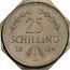 Austria 25 Schilling (25 Schilling) 25 SCHILLING 19 34 coin obverse