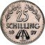 Austria 25 Schilling (Schilling) 25 SCHILLING 19 27 coin obverse