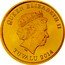 Tuvalu 3 Dollars (Galloping Horse) QUEEN ELIZABETH II IRB TUVALU 2014 coin obverse