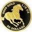 Tuvalu 30 Dollars (Elizabeth II Horse) 9999 GOLD 1/5 OZ 30 DOLLARS coin reverse