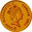 Tuvalu 30 Dollars (Elizabeth II Year of the Rabbit - Success) QUEEN ELIZABETH II TUVALU 2011 coin obverse