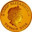 Tuvalu 30 Dollars Longevity Elizabeth II Year of the Horse 2014  Proof QUEEN ELIZABETH II TUVALU 2014 IRB coin obverse